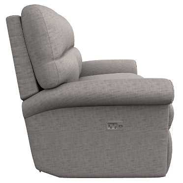 La-Z-Boy® Robin Smoke Power Reclining Loveseat with Headrest and Lumbar-2
