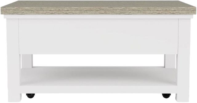 Riverside Furniture Cora Fog Small Cocktail Table with Cloud Base-3