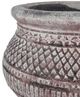 A & B Home Gray Planter Pot with Patterns-3
