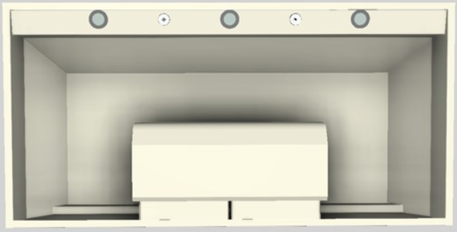 Vent-A-Hood® Designer Series 48" Biscuit Wall Mounted Range Hood-3