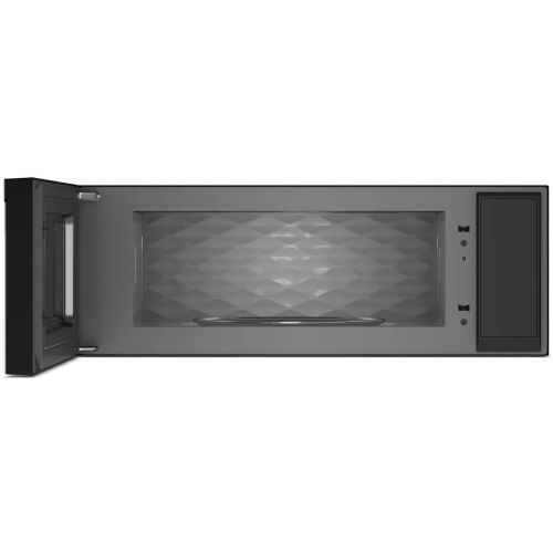 Whirlpool® 1.1 Cu. Ft. Black Stainless Over The Range Microwave-1