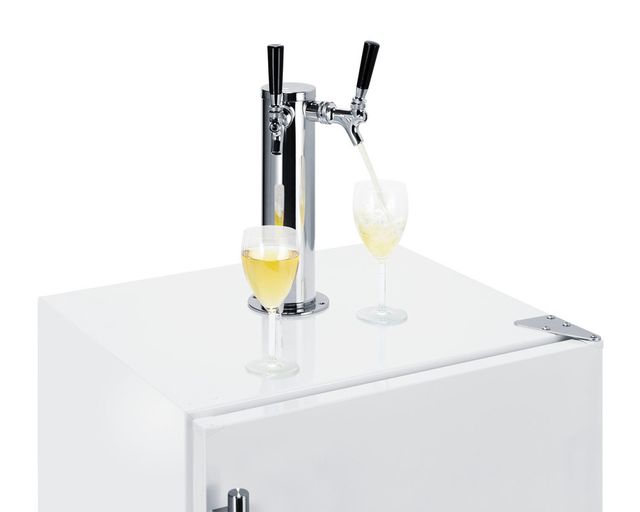 Summit® Commercial 24" White Built In Wine Kegerator-3
