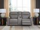 Signature Design by Ashley® Coin Power Reclining Loveseat with Console and Adjustable Headrest-5