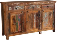 Coaster® Henry Reclaimed Wood 3-Door Accent Cabinet