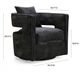 TOV Furniture Kennedy Black Swivel Chair-4