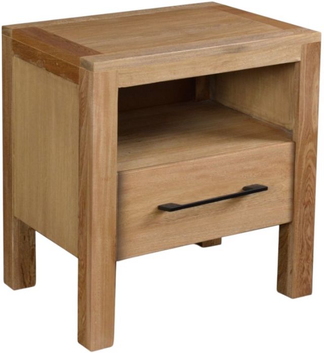Horizon Home® Marina Brown 1-Drawer Nightstand
