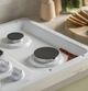 GE® 36" White Built-In Gas Cooktop with Dishwasher-Safe Grates-4