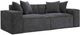TOV Furniture Mindy Charcoal Modular Loveseat-0