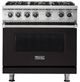 Viking® 5 Series 36" Onyx Pro Style Liquid Propane Gas Range-0
