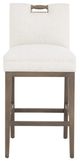 Fairfield® Customizable Entree Dining Pull Short Back Bar Stool-1