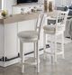 Parker House® Americana Modern Cotton Swivel Bar Stool-1