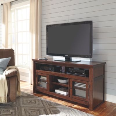 Signature Design by Ashley® Harpan Reddish Brown 60" TV Stand-2