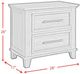 Elements International Canterbury 4-Piece Ivory Full Bedroom Set-4