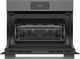 Fisher & Paykel Series 9 24” Gray Glass Minimal Compact Convection Electric Speed Oven-1