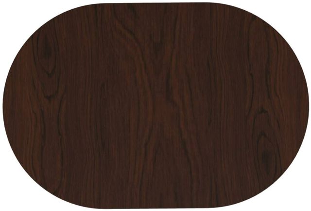 Mavin Customizable Round Extendable Dining Table with 18" Leaf-3