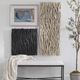 Uttermost® Gathered Teak Black Square Wood Wall Decor-1