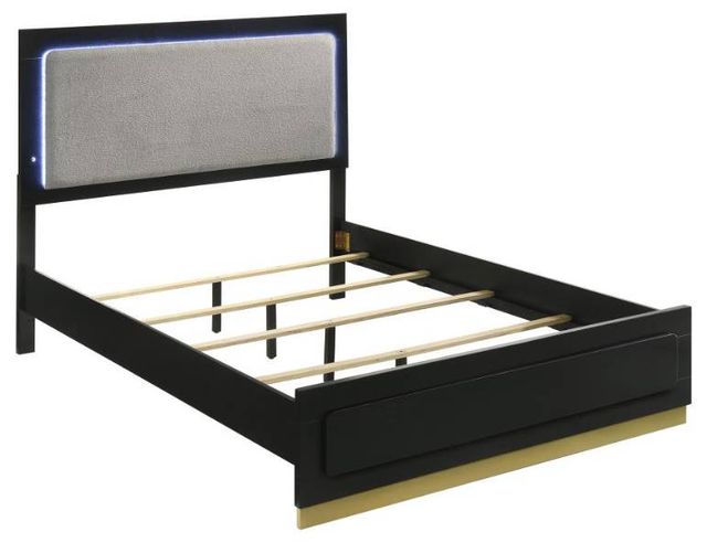 Coaster® Caraway 5-Piece Black Eastern King Bedroom Set-1
