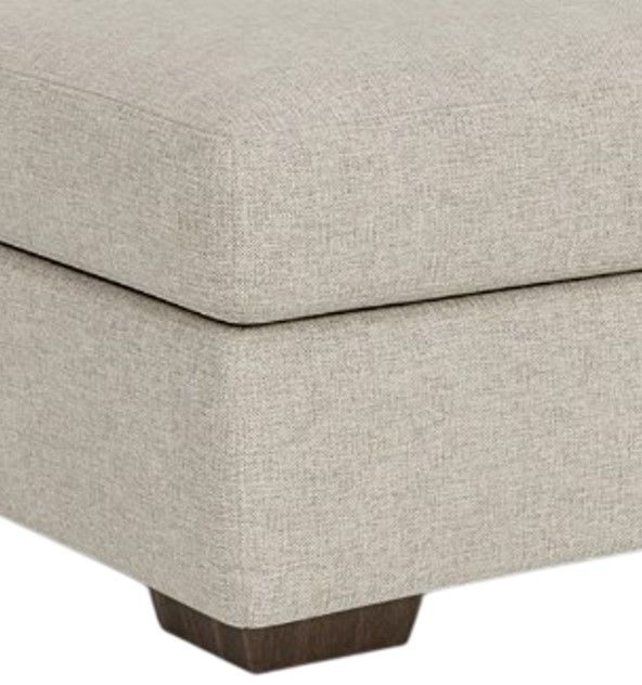 Flexsteel® Collins Driftwood Square Cocktail Ottoman-2