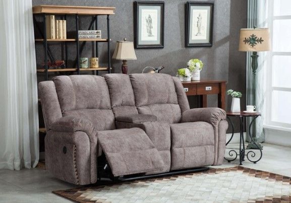 Milton Greens Stars Brown Power Recliner Loveseat-2