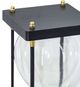 A & B Home Black Hourglass with Wooden Frame-1
