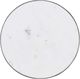 Jofran Inc. Circularity Black Round Chairside Table with White Marble Top-4
