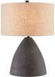 Currey & Company Zea Antique Black/Natural Table Lamp-0
