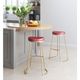 Zuo® Modern Bree Burgundy/Gold Bar Stool-3