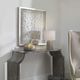 Uttermost® Roxas Brushed Silver Capiz Shell Shadow Box-1