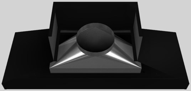 Vent-A-Hood® 66" Black Wall Mounted Range Hood-1