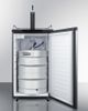 Summit® 4.9 Cu. Ft. Stainless Steel Beer Cooler/Kegerator-3