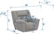 Catnapper® Sentinel Smoke Manual Rocker Recliner-3