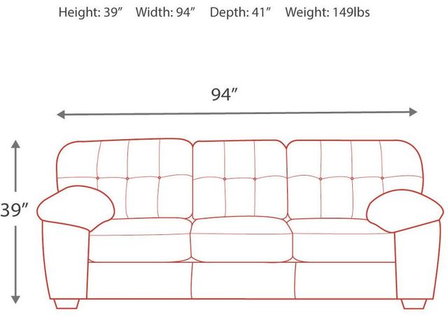 Signature Design by Ashley® Accrington Granite Sofa-3
