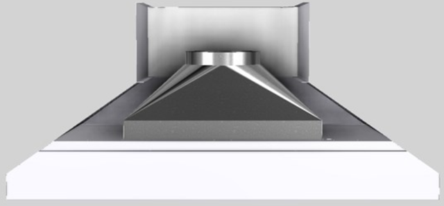 Vent-A-Hood® 66" White Wall Mounted Range Hood-2