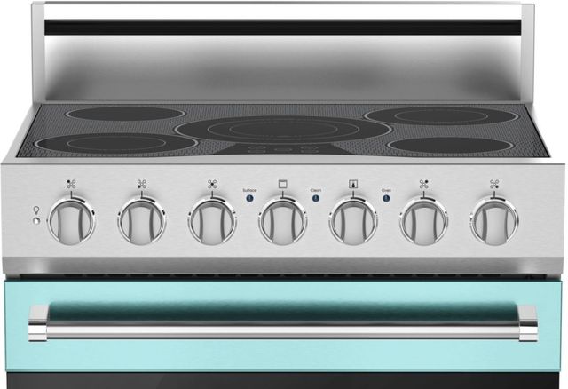 Viking® 3 Series 30" Bywater Blue Freestanding Electric Range-1