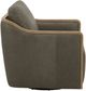 KUKAHOME Newport Concord Pewter Accent Swivel Chair-2