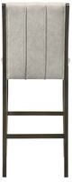 Armen Living Nolan Dark Roast/Slip Gray Bar Stool-3