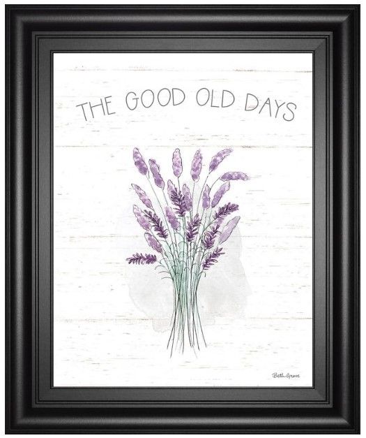 Classy Living Beth Grove Farmhouse Cotton VII 22" Wall Art-0