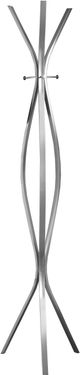 Monarch Specialties Inc. 72" Silver Metal Coat rack-1