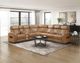 Homelegance® Fairway 3-Piece Brown Power Reclining Sectional with Left Side Console-1