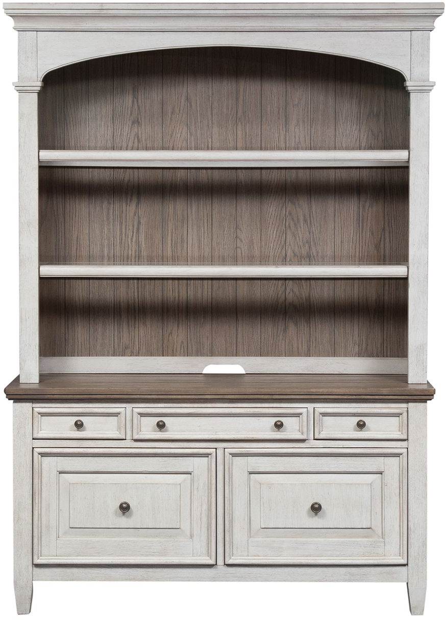 Liberty Furniture Heartland Antique White Credenza and Hutch