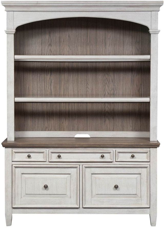 Liberty Furniture Heartland Antique White Credenza and Hutch-1