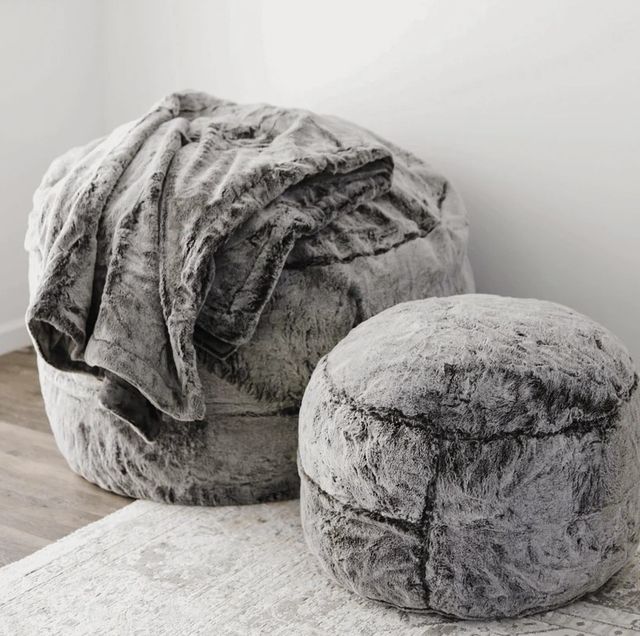 CordaRoy's® Original Chinchilla Queen Bean Bag Chair-3