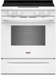 Whirlpool® 30'' White Smart Slide-In Electric Range with No Preheat Mode-0