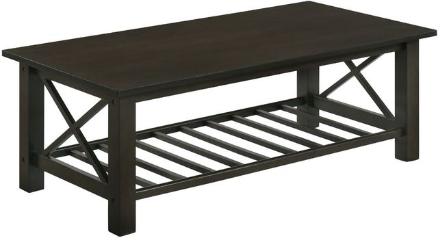 New Classic® Home Furnishings Vesta 3-Piece Espresso Living Room Table Set-2