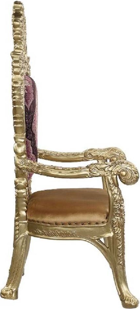 ACME Furniture Bernadette 2-:Piece Gold Arm Chair Set-3