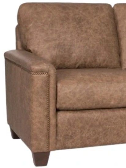 Smith Brothers Customizable 287 Leather Sofa-1