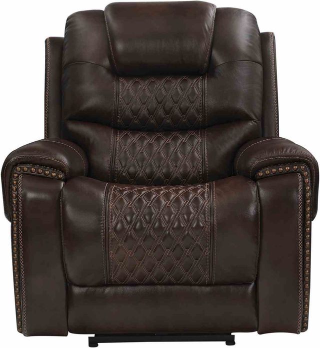 Coaster® North 3-Piece Dark Brown Power Reclining Living Room Set-3