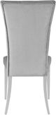 Coaster® Kerwin 2-Piece Grey/Chrome Upholstered Side Chairs-3