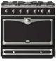 La Cornue CornuFe´ 90 36" Matte Black Pro Style Dual Fuel Range-0