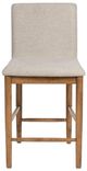 Millennium® by Ashley Isanti Light Brown Upholstered Bar Stool-2